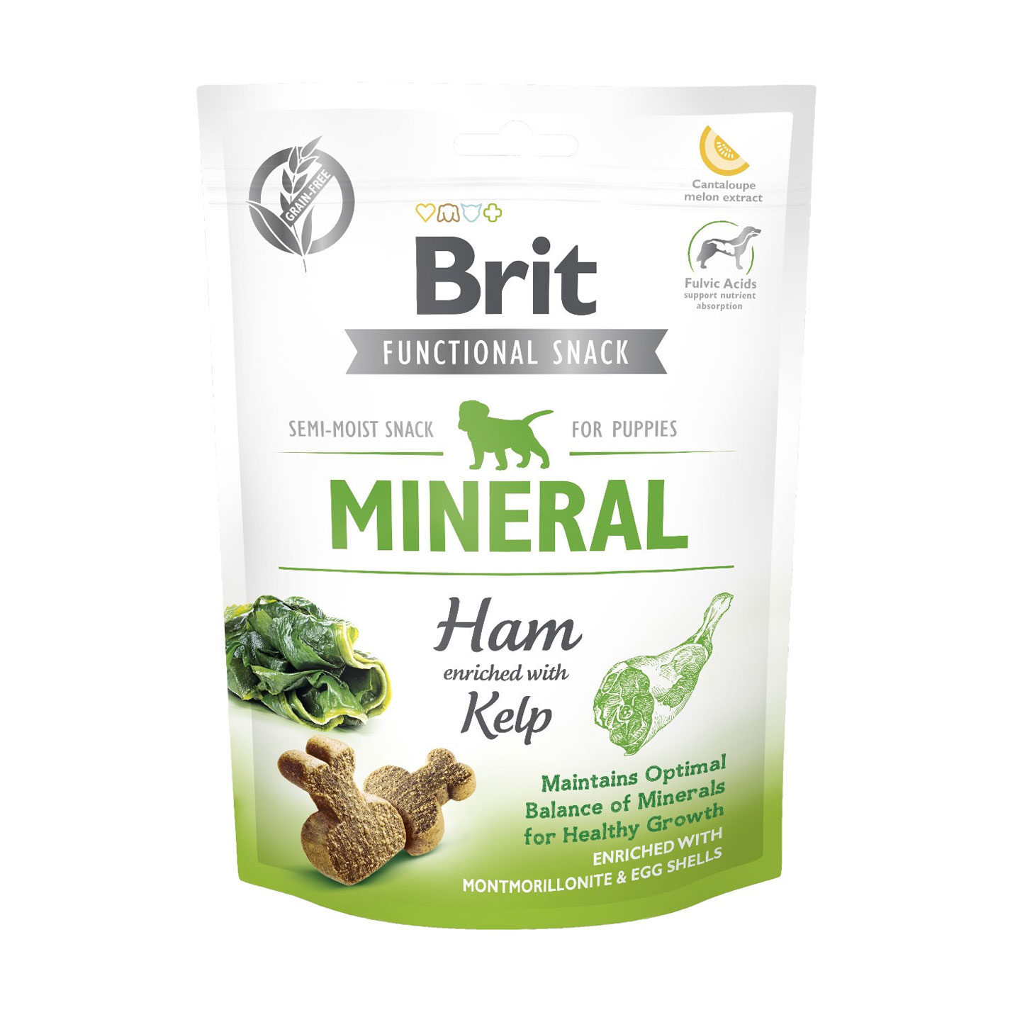 Ласощі для цуценят Brit Functional Snack Mineral з шинкою, 150 г